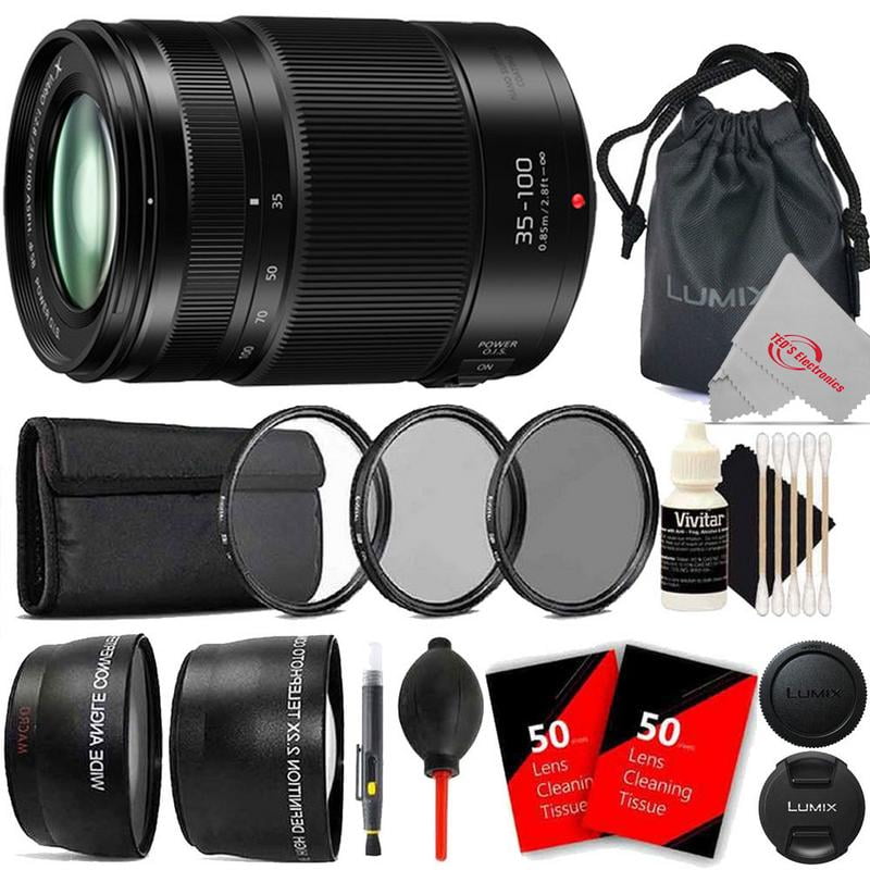 Panasonic Lumix G X Vario 35 100mm F2 8 Ii Power Ois Lens Black Ultimate Accessory Kit Walmart Com Walmart Com Panasonic Lumix G X Vario 35 100mm F2 8 Ii Power Ois Lens Black Ultimate Accessory Kit Walmart Com Walmart Com