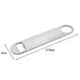 thumbnail image 2 of Heavy Duty Stainless Steel Flat Bottle Opener, Beer Corkscrew For Kitchen, Bar Or Restaurant (silver) (8pcs), 2 of 4