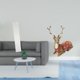 thumbnail image 2 of Pantalla de lámpara de pie,Lámpara de estudio minimalista con pantalla,Figuras de renos,Figuras de reno,alce,ciervo,estatua,decoración del hogar,Estatua de reno para mesa,adorno moderno para, 2 of 8