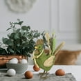 thumbnail image 3 of Northlight Standing Spring Foliage Chicken Figure - 15" - Green and Brown, 3 of 3