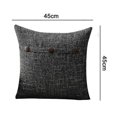 thumbnail image 4 of Set Of 2 Decorative Linen Throw Pillow Covers Cushion Case Triple, 4 of 4