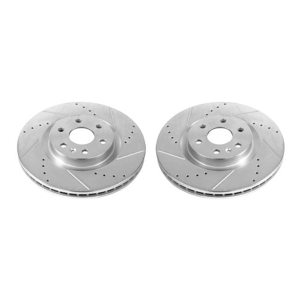 Power Stop AR82145XPR Evolution Drilled & Slotted Rotors -Front