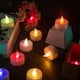 thumbnail image 4 of Cateissary 24 piezas de velas sin llama que funcionan con pilas, ceremonia de boda, banquete, velas falsas que cambian de Color, decoración de Kits de decoración para fiestas, 4 of 6