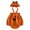 Orange, variant on mgoYE Baby Brother Newborn Outfit Newborn Baby Boy Clothes Fall Winter Outfit Long Sleeve Romper Pocket Suspender Pants Hat 3 Piece Set Size 3-6 Months