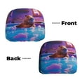thumbnail image 3 of Headrest Covers for Cars Accessories Interior for Women Men 2Pcs - Capybara Bathtub Fun Head Rest Cover for Car Decorations, Car Headrest Cover for Car Decor Interior, 3 of 8