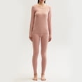 thumbnail image 2 of Samickarr Pajamas For Men Set Two Piece Women's Tight Round Neck Cotton Wool Thermal Underwear Pure Cotton Clothes And Trousers Two-piece Set, 2 of 4