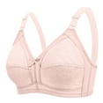 thumbnail image 5 of Brglopf Women Floral Lace Wireless Everyday Bras No Underwire Push Up Full-Coverage Bralettes Supportive T Shirt Bra Beige XXL, 5 of 5