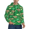 thumbnail image 2 of Sikiie Leopard Print Men's Hoodie, Essentials Hoodie, Sweatshirt, Pullover Hooded Sweatshirt for Men-XX-Large, 2 of 7