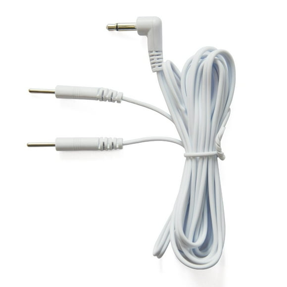 Cables de repuesto TENS compatibles con dispositivos de electroterapia Omron con conectores de 2 mm. Cables de repuesto compatibles únicamente con las unidades TENS Omron PM3030.