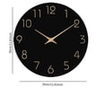 thumbnail image 2 of 2026 Wall Clock 12 inch Home Decor Round Decorative Clock for Living Room Bedroom White, 2 of 3