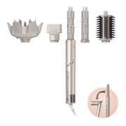 Shark FlexStyle Air Styling & Drying System, Hair Dryer, Curlers, Diffuser & Oval Brush, HD435 Stone