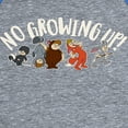 thumbnail image 3 of Disney - Peter Pan - No Growing Up - Tricksters - Toddler And Youth Raglan Graphic T-Shirt, 3 of 4