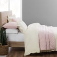 thumbnail image 2 of Vue Signature Rona 3 Piece 100% Cotton Duvet Set - King - Ivory, 2 of 6
