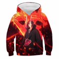 thumbnail image 1 of Sudadera con capucha de Kakashi para niños de 3 a 14 años de Anime japonés Popular, disfraz de juego de rol, Sudadera con capucha estampada para niños Children100 zhangyuxiang CONDUJO, 1 of 2