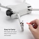 thumbnail image 3 of Kearding 8 piezas Wing Airscrew Paddle Dual Low Ruido Airfoils Small Portable Airfoil rendimiento Reemplazo para Mini 3 Blue Type3 NO3, 3 of 6