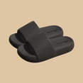 thumbnail image 6 of RuiJiao Men's EVA Thick-Soled Slippers, Odor-Resistant Non-Slip Comfortable for Home Bathroom in Black, 6 of 8