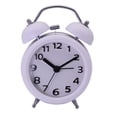 thumbnail image 1 of reloj despertador, reloj despertador a cuerda con campana doble hace tictac, reloj despertador ruidoso de analógico , Blanco Fernando Twin Bell Alarm Clock, 1 of 8