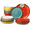 Assorted Colors, variant on 12-Piece Stoneware Dinnerware Set Assorted Colors For 4