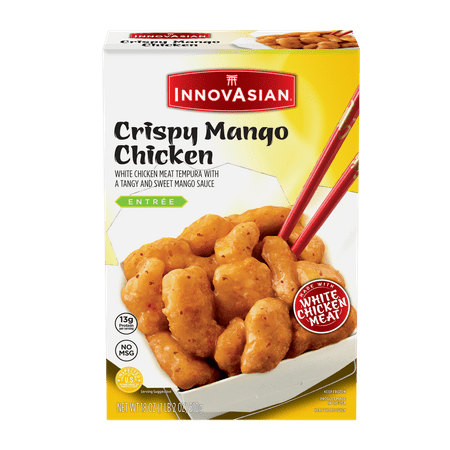 InnovAsian Crispy Mango Chicken Meal, 18 oz (Frozen Meal)