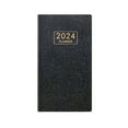 thumbnail image 2 of JingChun A6 Pocket Calendar 2024 Planner Weekly and Monthly for Purse - Agenda 2024 with Vegan Leather Soft Cover, 2 of 3