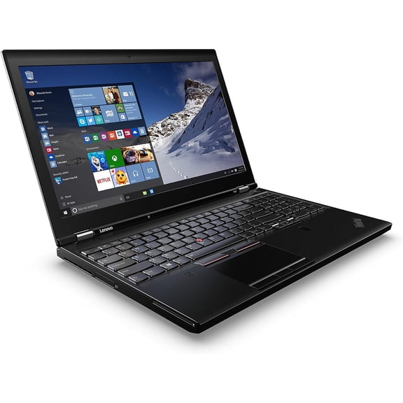 LENOVO ThinkPad P50 , Station de Travail FHD 15,6 Pouces QUADRO M1000M, i7-6700HQ, 16 Go, 256 Go, PCIe, Remis à Neuf