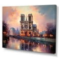thumbnail image 2 of Designart "Claude s Vision Normandy Cathedral III" Spiritual Wall Art Living Room, 2 of 5