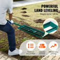 thumbnail image 3 of Lawn Leveling Rake 30x10 Heavy-duty Leveling Tool with 78-inch Steel Handle for Garden Golf Lawn & Farm, 3 of 6