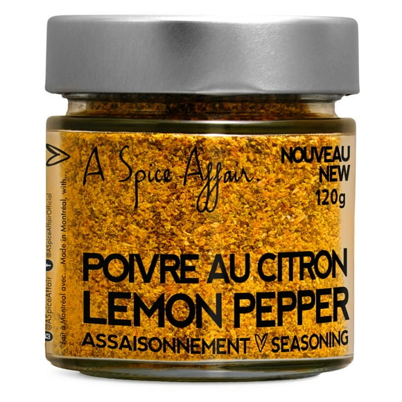 Lemon Pepper A Spice Affair. 120g (4.2 oz) Jar