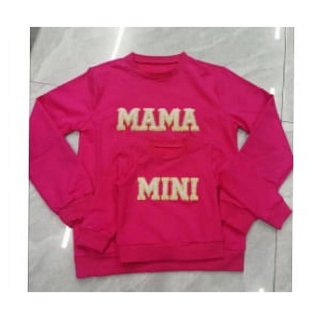 Mommy and Me Matching Outfits Long Sleeve Letter Print Sweatshirts