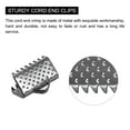 thumbnail image 4 of Uxcell 100Pack Ribbon Crimp Clamp Ends, 8/10/13/20/25mm Bookmark Pinch Clasps Black, 4 of 6