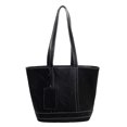 thumbnail image 1 of Bolso Hombro Elegante para Mujer Compras Sencillo Con Cierre Color Sólido PU, 1 of 9