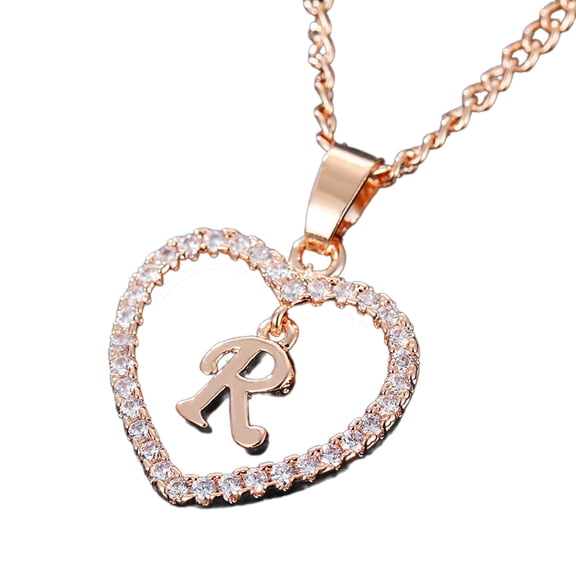 DESIGNICE 2026 New Initial Necklace for Women,Personalized Gold Initial Necklace for Women,Exquisite Dainty Necklace,Elegant Initial Necklace for Every Celebration,R