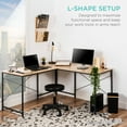 thumbnail image 2 of Best Choice Products 94.5in Modular L-Shaped Desk, Corner Workstation, 2-Person Study Table for Home, Office - Black, 2 of 7