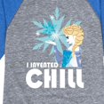 thumbnail image 3 of Frozen 2 - The Cold Never Bothered Me Anyway - Toddler And Youth Raglan Graphic T-Shirt, 3 of 6