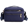 thumbnail image 1 of Bolso bandolera ligero e impermeable, bolso bandolera casual para mujer Azul oscuro, 1 of 5