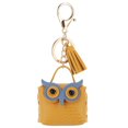 thumbnail image 1 of Purse Cute Cartoon Owl Design Charm Keychain Handmade Rivet Decoration Storage Gift Money Bag Storage Pouch Pendant Fashion Accessory, 1 of 11