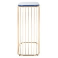 thumbnail image 5 of Safavieh Stafford Morden Wood and Metal End Table, Blue / Gold, 5 of 11