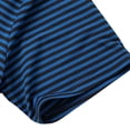 thumbnail image 7 of Kakii Men's Cotton Striped T-Shirt Crew Neck Short Sleeves Basic Casual Top, 7 of 7