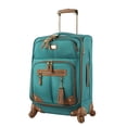 thumbnail image 1 of Bolsa de mano Steve Madden Harlo, azul turquesa, 20 pulgadas con ruleta, 1 of 7