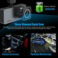 thumbnail image 5 of Super Night Vision Dash Cam Front and Rear, 1080P FHD DVR Car Dashboard Camera DashCam with G-Sensor, Parking Monitor, Motion Detection, 5 of 8
