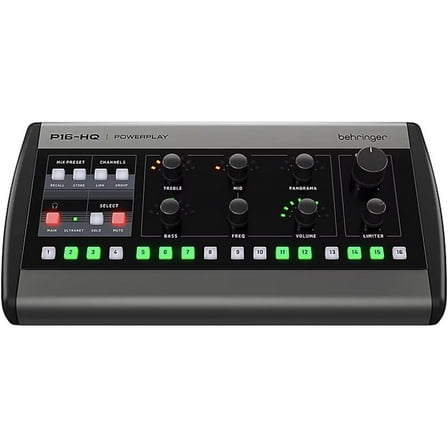 Behringer P16-HQ POWERPLAY 16-Channel Personal Monitoring Mixer