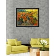 thumbnail image 2 of DECORARTS - The Red Vineyards by Vincent Van Gogh. Giclee Print Art Reproduction with matching Solid Wood Frame in Classical Style. Total Size w/ Frame: W 33.25 x H 27.25, 2 of 6