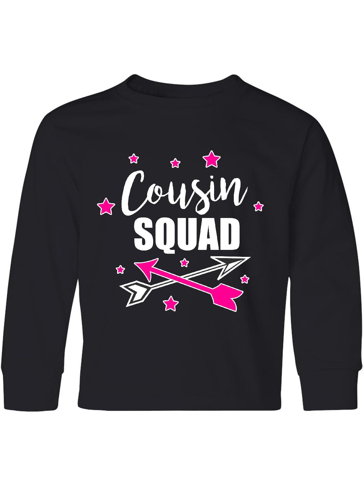 inktastic Cousin Squad Girls Toddler Long Sleeve T-Shirt