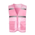 thumbnail image 3 of Abtuhar Boys Girls Summer Sleeveless Hoodless Casual Outwear & Jackets Mesh Breathable Reflective Top, 3 of 5
