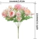 thumbnail image 2 of Ramo de flores falsas peonía artificial ramo de novia artificial ramo de flores artificiales boda fiesta decoración del hogar flor sala de estar arreglo floral decoración (rosa) - oso de fresa Electrónica, 2 of 5