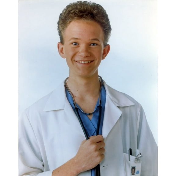 Doogie Howser wearing White Coat Portrait Photo Print (8 x 10)