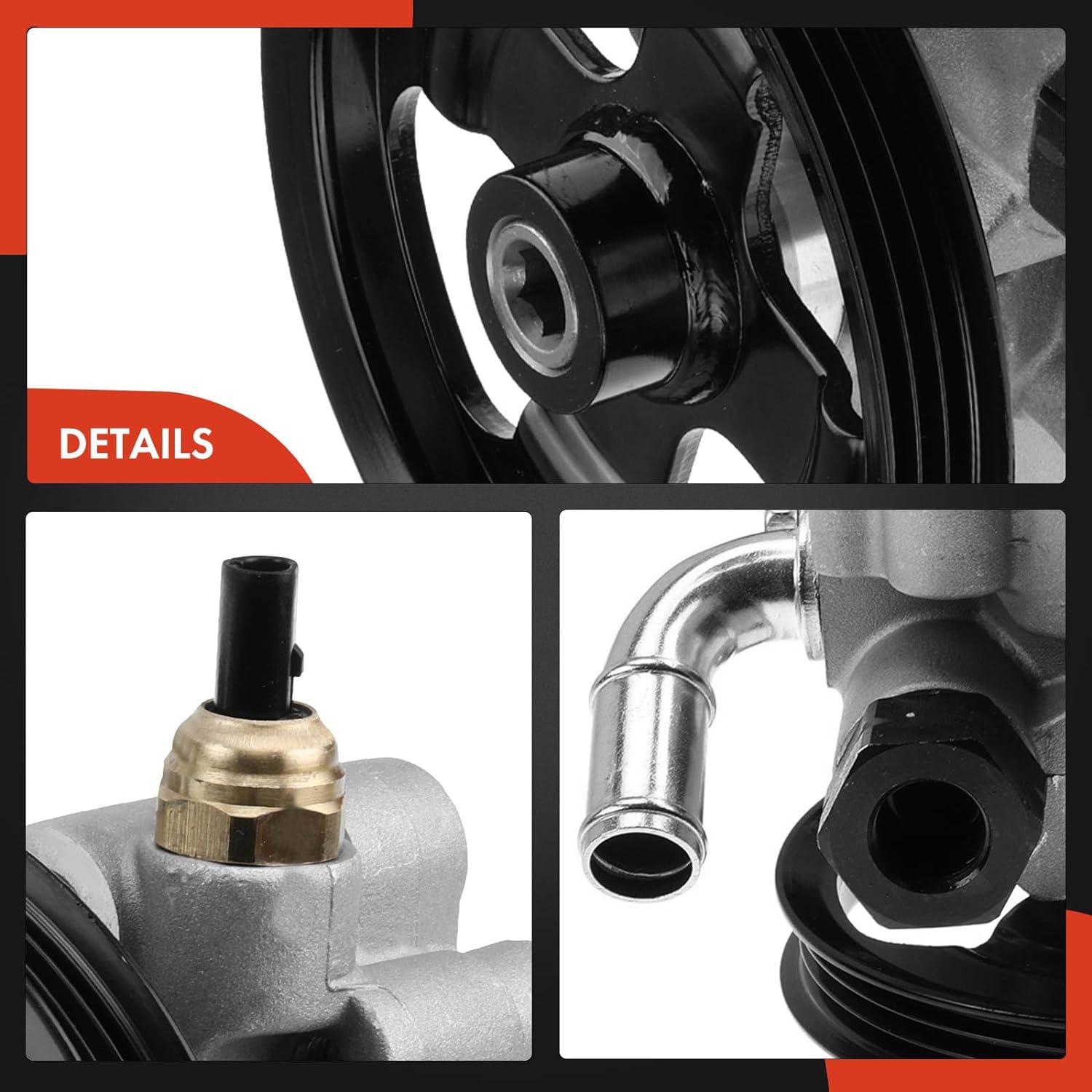 A-Premium Power Steering Pump, with Pulley & Sensor, Compatible 