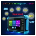thumbnail image 2 of 5.4" CCTV IPC Tester AHD CVI TV SDI Camera Testing 4K IP Camera Tester IPC-5200 Plus PTZ VGA Input Cable Tracer CCTV Tester ,Video Surveillance Testing, 2 of 6
