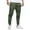 Green, variant on Cargo Joggers Men Big and Tall Rip-Stop Hiking Outdoor Twill Track Jogging Sweatpants Trousers Elastic Waist Drawstring Street Hop Trousers Lightweight Casual Cargo Pant,Army Green,M
