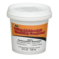 White Lightning WL60512 Fix'n Finish 1-Step Lightweight Spackling Compound 1/2 Pint White